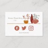 Petit plante carte de visite (Devant)