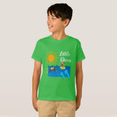 Petit Plongeur avec Jelly Fish - T-shirt de base p (Devant entier)