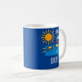 Petit Plongeur avec Poisson Jelly - Mug classique (Devant droit)