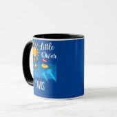 Petit Plongeur avec Poisson Jelly - Mug classique (Devant gauche)