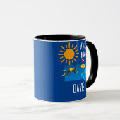 Petit Plongeur avec Poisson Jelly - Mug classique (Devant droit)