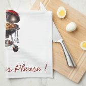 Petit Plus Épicé Torchons de Cuisine pour Barbecue (Quart Plié)