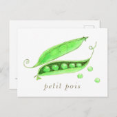 Petit Pois Briefkaart (Voorkant / Achterkant)