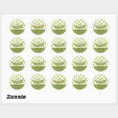 Petit Pois Doux Twin Girls Baby shower Sticker (Feuille)