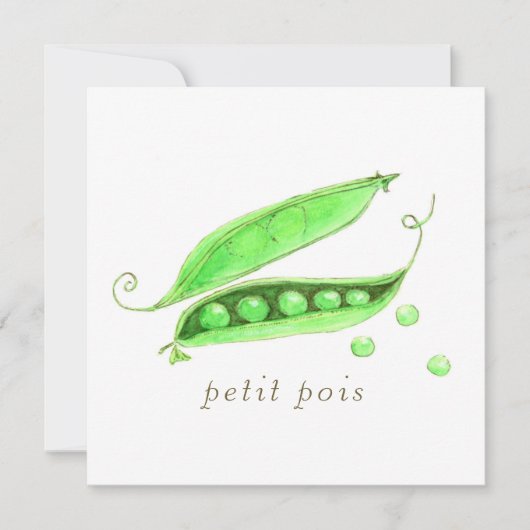 Petit Pois Kaart (Voorkant)