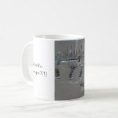Petit Pois Skating in NY Coffee Mug (Devant gauche)