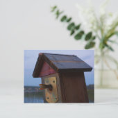 Petit poisson dans la carte postale de la maison d (Debout devant)