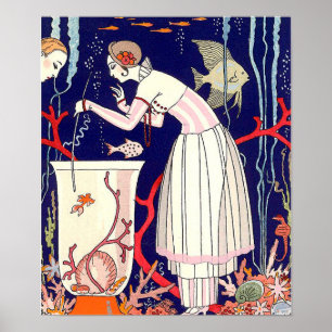 PETIT POISSON ÉTONNANT, MODE DE BEAUTÉ ART DÉCO