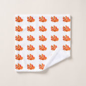 Petit poisson orange (Gant de toilette)