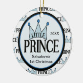 Petit Prince 1er Ornement de Noël (Gauche)