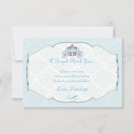 Petit Prince, Cartes de Remerciement de Style Vict (Devant)