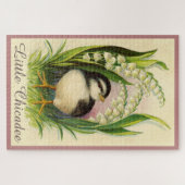 Petit Puzzle d'oiseaux noirs (Horizontal)