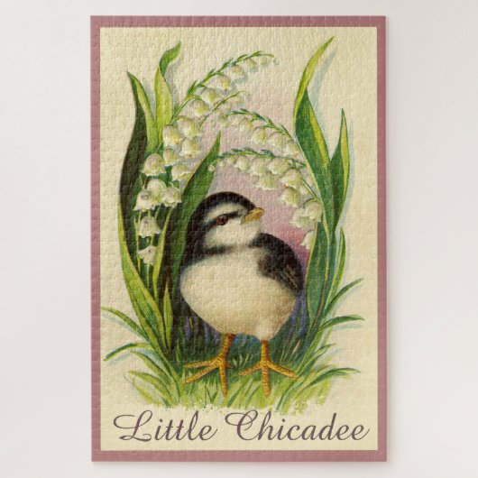 Petit Puzzle d'oiseaux noirs (Vertical)