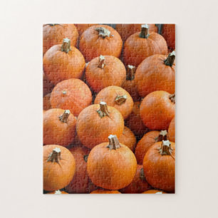 Petit puzzle orange citrouilles