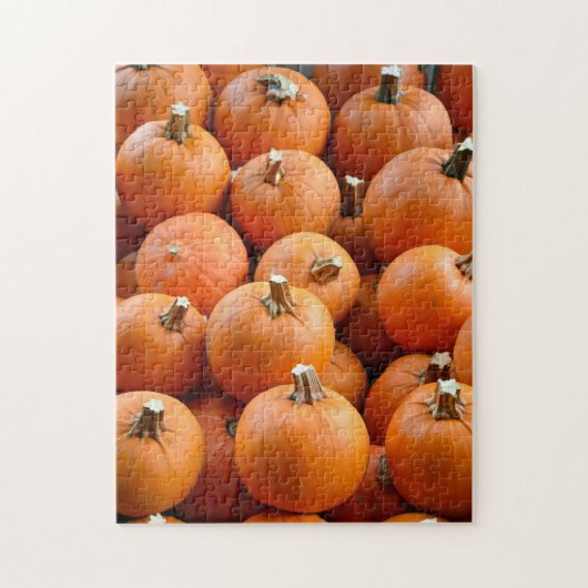 Petit puzzle orange citrouilles (Vertical)