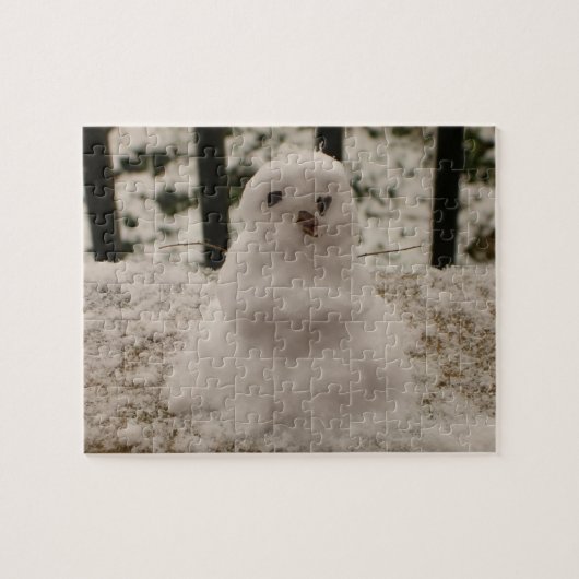 Petit Puzzle Snowman (Horizontal)