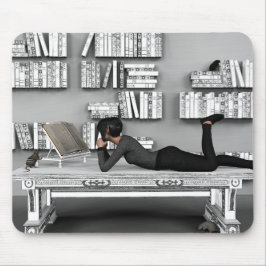 Petit rat de bibliothèque (boekenworm) muismat