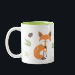 Petit renard Mug<br><div class="desc">Illustration vectorielle adorable de deux renards.</div>