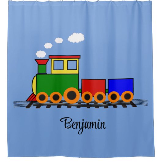 Petit rideau de douche du train (Devant)