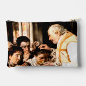Petit sac à fermeture éclair avec image de la Sain (Verso)