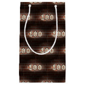 Petit Sac Cadeau 100e marque de lumière sur brique (Devant)