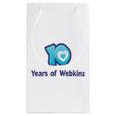 Petit Sac Cadeau 10 ans de Webkinz Logo (Dos)