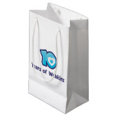 Petit Sac Cadeau 10 ans de Webkinz Logo (Devant Angle)
