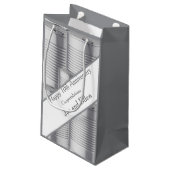 Petit Sac Cadeau 10th Wedding Anniversary, Tin Anniversary (Dos Angle)