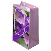 Petit Sac Cadeau 11e anniversaire du Mariage, (Devant Angle)