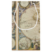 Petit Sac Cadeau 1702 Une nouvelle carte du monde (Dos)