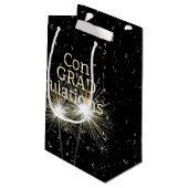 Petit Sac Cadeau 2026 Graduation Confetti and Sparkler (Dos Angle)