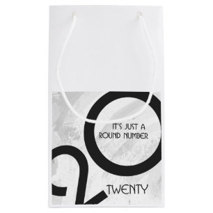 Petit Sac Cadeau 20e anniversaire de la décennie blanche