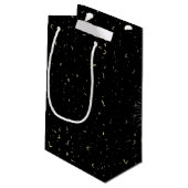 Petit Sac Cadeau 21e Anniversaire Sparkler en noir (Dos Angle)