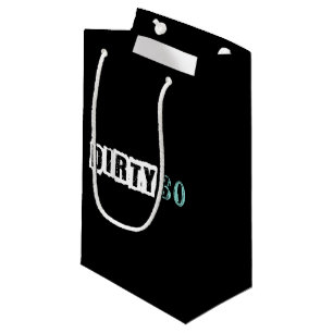 Petit Sac Cadeau 30e Turquoise Blue Dirty 30 Party