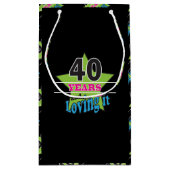 Petit Sac Cadeau 40 ans et l'aimer ! quarantième anniversaire de | (Dos)