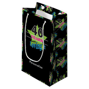 Petit Sac Cadeau 40 ans et l'aimer ! quarantième anniversaire de  