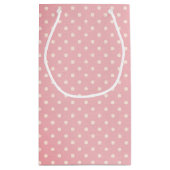 Petit Sac Cadeau 40e Anniversaire Stick Girl sur Pois (Dos)