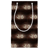 Petit Sac Cadeau 40e marque d'anniversaire sur brique (Devant)