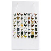 Petit Sac Cadeau 49 poules de poulet (Dos)