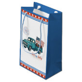 Petit Sac Cadeau 4 juillet rustique/vintage (Dos Angle)