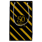 Petit Sac Cadeau 50 et Fabulous Black and Gold (Devant)