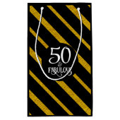 Petit Sac Cadeau 50 et Fabulous Black and Gold (Dos)