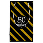 Petit Sac Cadeau 50 et Fabulous Black and Gold (Devant)