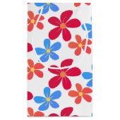 Petit Sac Cadeau 55e anniversaire Marguerites en blanc (Dos)