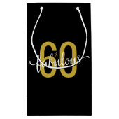 Petit Sac Cadeau 60 et Fabuleux anniversaire (Dos)