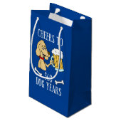 Petit Sac Cadeau 80e anniversaire de Cheers To 560 (Dos Angle)