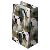 Petit Sac Cadeau À l'os de pitbull (Dos Angle)