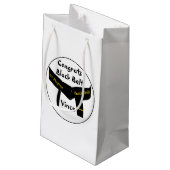 Petit Sac Cadeau Ă?res félicitations de ceinture noire de degré (Dos Angle)