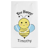 Petit Sac Cadeau Abeille Heureuse (Dos)