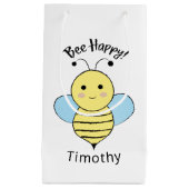 Petit Sac Cadeau Abeille Heureuse (Devant)